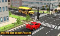 Bus Sekolah driver Simulator Screen Shot 3