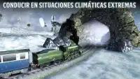 Tren de nieve que conduce Sim Screen Shot 5