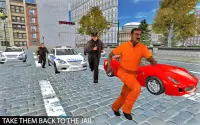 Drive Police Car Gangsters Chase : 2021 Free Games Screen Shot 3