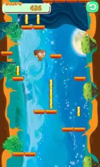 Monkey jumper surfer clash Screen Shot 1