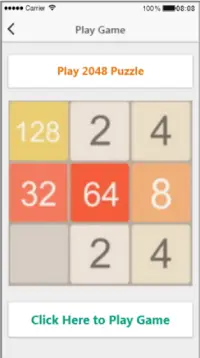 2048 Puzzle Screen Shot 1