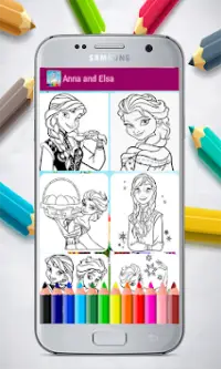 Coloring Book Princess Girls Screen Shot 5