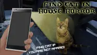 हाउस डरावनी में बिल्ली मिल Screen Shot 0