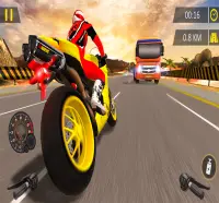 Highway Fiets Moto Racing: Endless Traffic Racer Screen Shot 5