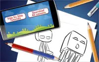 How to Draw Minecraft step by step Drawing App Screen Shot 3