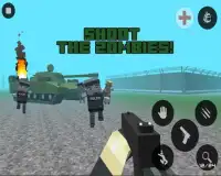 gun craft: pixel zombie war 3D Screen Shot 0