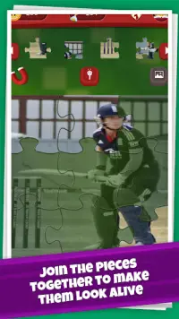 Cricket Players Jigsaw Puzzle Screen Shot 2