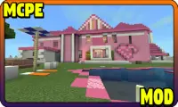 Map Pink Princess House MCPE - Minecraft Mod Screen Shot 2