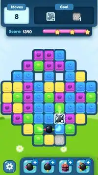 Stone Block Blast Puzzle - FREE - School day Screen Shot 7