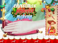 ماكياج عيد الميلاد واللباس ألعاب صالون للفتيات Screen Shot 5