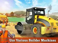 Real Road Construction Simulator - Excavator Games Screen Shot 7