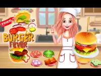 Burger Fever Game - Fast Food Cooking🍔🥂 Screen Shot 0