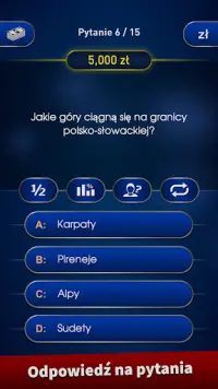 Milionerzy 2023 Polski Quiz Screen Shot 0