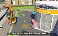 Slim Kraan Auto Vervoer Vrachtwagen rijden 3D Screen Shot 11