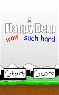 Flappy Derp Screen Shot 3