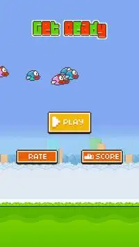 Flappy Remake 2017 - Winter Bird Game Screen Shot 2