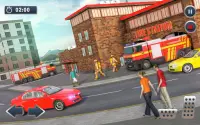 Pompiere Camion Salvare Guidar Screen Shot 2