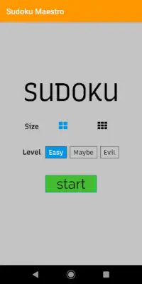 Sudoku Maestro Screen Shot 1