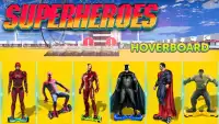 Superheroes Hoverboard Fast Highway Racing Screen Shot 0