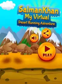 Salman Khan-My Virtual Desert Running Adventure Screen Shot 0
