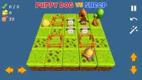 Puppy Dog vs Sheep - Funny Sokoban Game Screen Shot 2