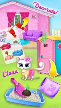 Kitty Meow Meow - My Cute Cat Screen Shot 3