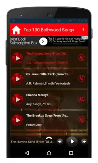 Top 100 Bollywood Songs Screen Shot 5