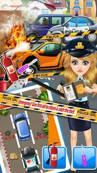 Police Girl - My Town's Rescue Screen Shot 2