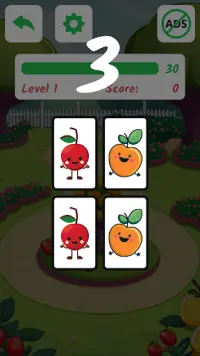 Kids Memory Game: Fruits Screen Shot 8
