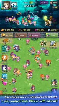 Hero Evolution 2 : Ninja Girls Screen Shot 2