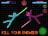 Stickman Fighting: 2 joueurs Jeux Physique drôle Screen Shot 1