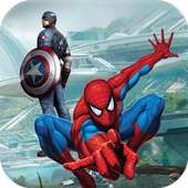 Tips Spider Man Captain America Shield of Marvel