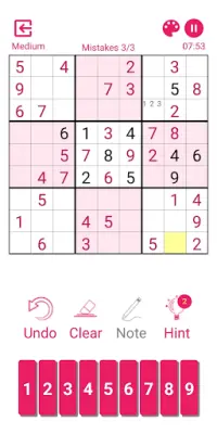 스도쿠 Sudoku Screen Shot 3