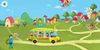 Cute Baby Bus Driving Games for Baby Girls & Boys Screen Shot 0