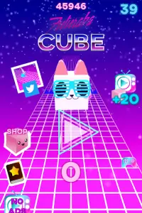 Cute Cube Jump! Screen Shot 0
