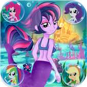 Little Pony Mermaid Magic Run