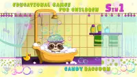Candy Raccoon: Balloon Games for Kids Lite Screen Shot 1