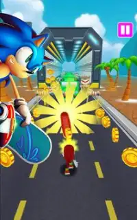 Sonic Hoverboard Dash Screen Shot 2