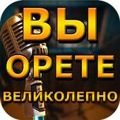 Вы орете великолепно - караоке