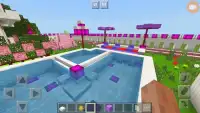 Minigame cor-de-rosa bonito casa 2018 MCPE meninas Screen Shot 1