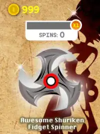 Fidget Shuriken Spinner Screen Shot 0