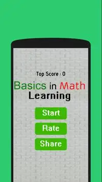 Basics  learning Quiz in math education Screen Shot 0