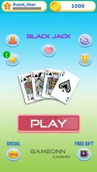 Blackjack21 - Casino Card Game | Free Screen Shot 0