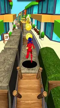 Subway Lady bug Adventure Running Game 3D Screen Shot 4