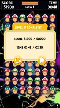 Mushroom Match 3 Juego Screen Shot 4