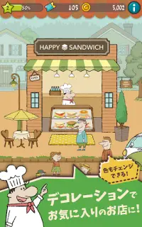 かわいいサンドイッチ屋さん Happy Sandwich Cafe Screen Shot 8