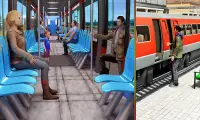 Indian Train City Pro Driving 2 - Train Game Screen Shot 2