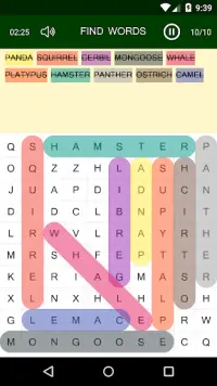 Word Search - English Word Search Puzzle Game Screen Shot 1