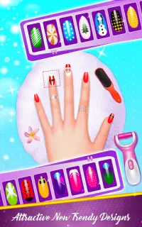 Trending Nail Salon Manicure - Fashion Girl Game Screen Shot 4