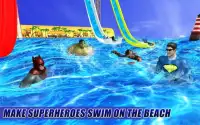 Real Super Hero Water Slide Uphill Amusement Park Screen Shot 7